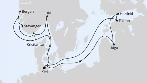 aida-prima_route_14-naechte_norwegen-und-ostsee-mit-lichterfest-in-riga_kreuzfahrten-flemming AIDAprima Norwegen und Ostsee mit Lichterfest in Riga