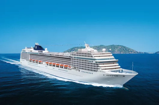 MSC Cruises MSC Poesia auf See Seitenansicht MSC Cruises MSC Poesia auf See Seitenansicht